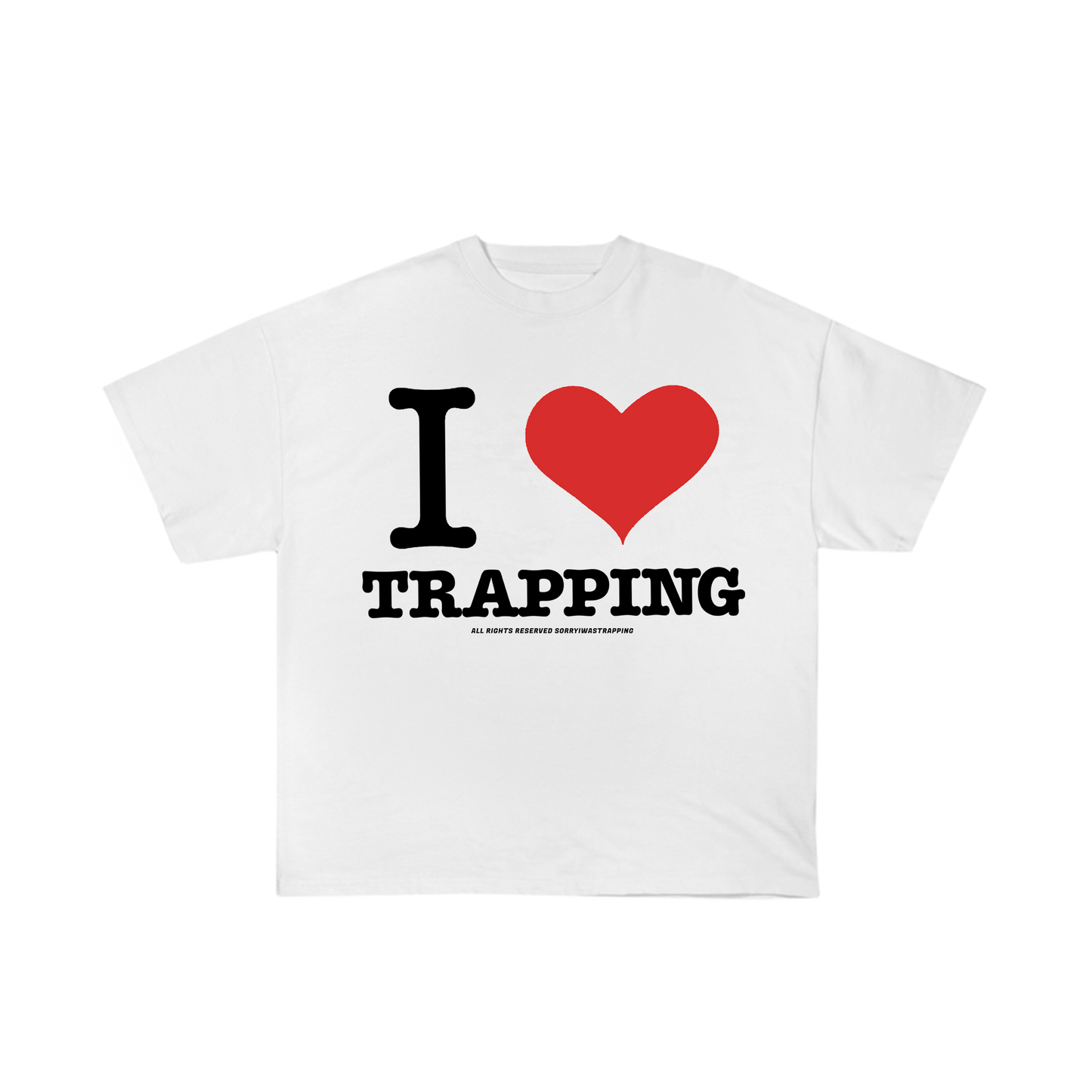 I heart trapping tee